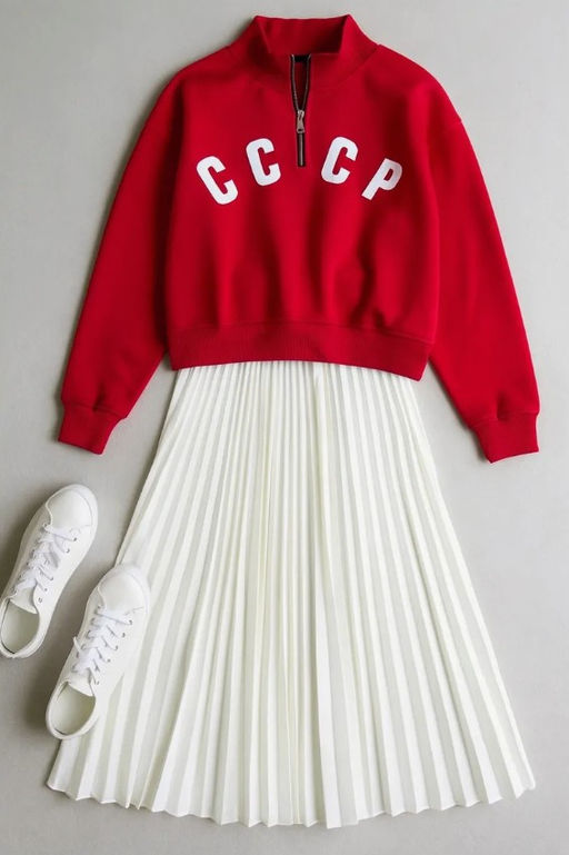 Свитшот толстовка СССР футер 3хнитка петля, пенье,