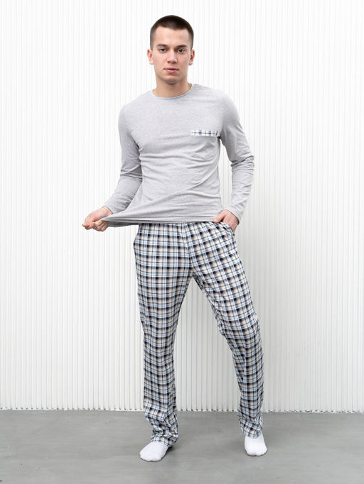 Комплект муж.арт.1029-5,серо-голубой - Binita фото 2