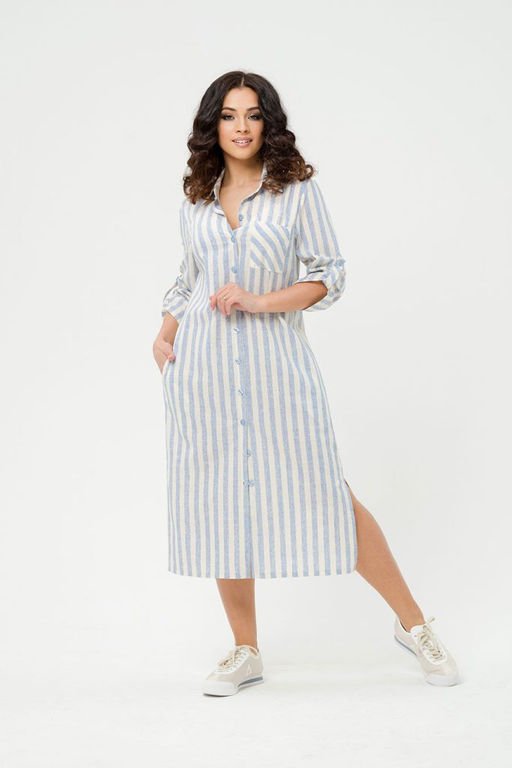 Платье-рубашка Дайкири (46) - Serenada фото 4