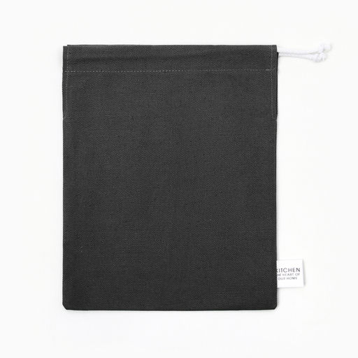 Мешочек текстильный «Этель» Home collection, 27×34 см, 45% лён, 55% хлопок, чёрный