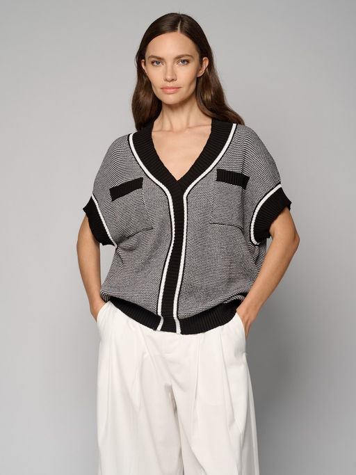 Жилет женский 12521-54020 black/white