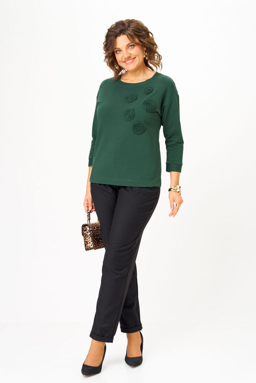 Джемпер Rumoda 2268 темно-зелёный