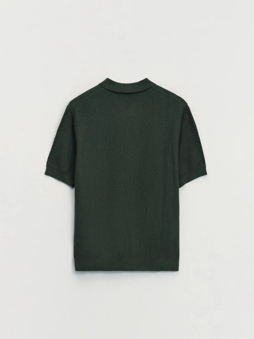 Джемпер поло фактурной вязки / Zarina  фото 2