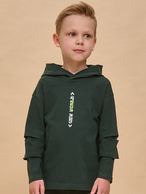 PELICAN, джемпер для мальчиков, Зеленый