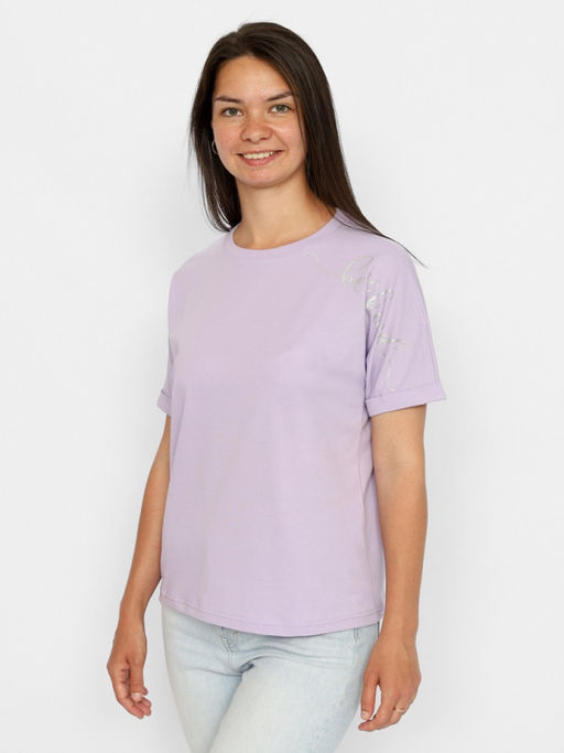 CRB wear/CSMW 60269-45 Футболка женская,лаванда/Ex.Cherubino  фото 3