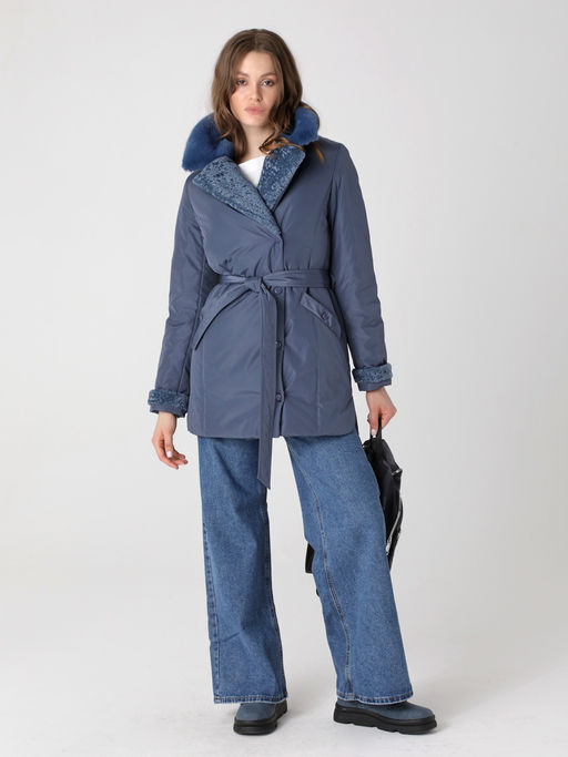 24336 Куртка серо-синий