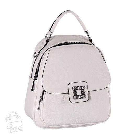 Рюкзак женский 69142 white Velina Fabbiano-Safenta/30  в Новосибирске
