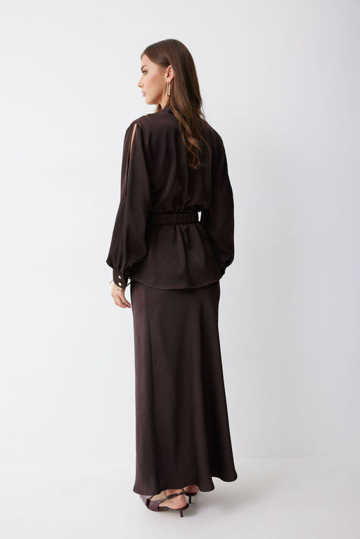 Юбка LYUSHe 4238-Р коричневый