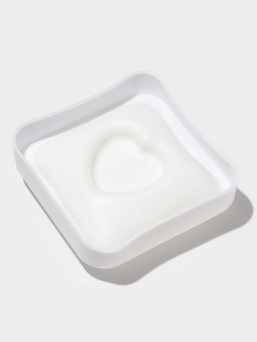 Форма для выпечки и муссовых десертов KONFINETTA Любовь в квадрате, силикон, 11.4?12?4.4 см, белая