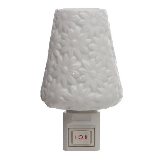 Светильник «Цветы» 1×7 Вт Е11 белый 7×7×12 см