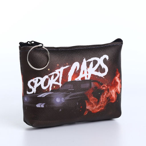 Цена за 2 шт. Кошелёк детский «Гонки», для мальчика, монетница, на молнии, МИКС