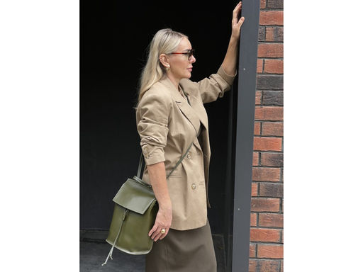 Рюкзак женский Lanotti YN215/зеленый