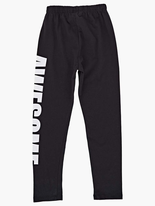 Лосины спортивные черные с принтом UD 6603 черный - Mini maxi фото 3