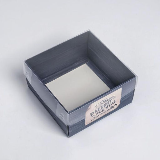 Цена за 5 шт. Коробка под бенто-торт с PVC крышкой Present for you, 12 х 6 х 11,5 см - Дарите счастье фото 3