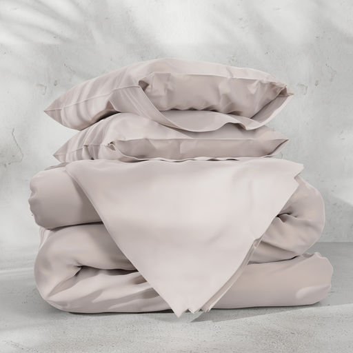 Постельное бельё Этель 2сп Tencel 180*210см, 220*245см, 50*70см-2шт, цвет бежевый  фото 5