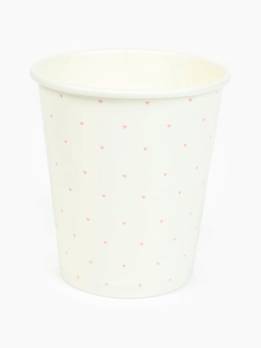 Цена за 10 шт. Стакан одноразовый бумажный «С Днём рождения», белый, 250 мл