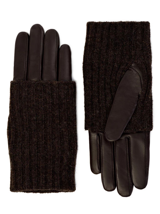 Перчатки женские ш+каш. IS01331 d.brown - Eleganzza фото 11
