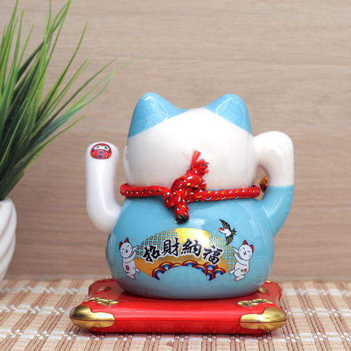 Фигурка Кот манэки-нэко 12х12х13,5 см / 0617-20 /уп 36/на солнечной батарее - ГалеонТрейд фото 18