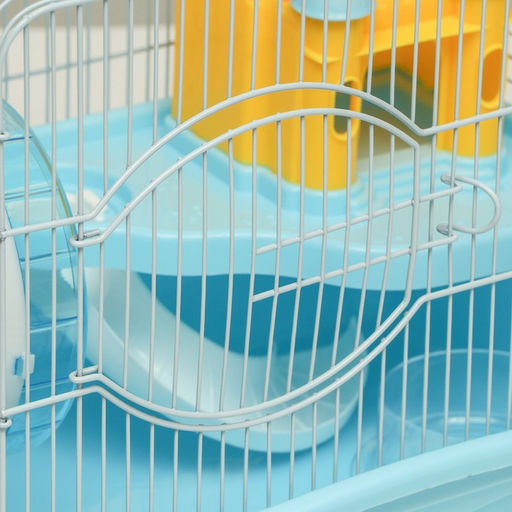 Клетка для грызунов Пижон, укомплектованная с замком, 37 х 27 х 30 см, голубая  фото 3