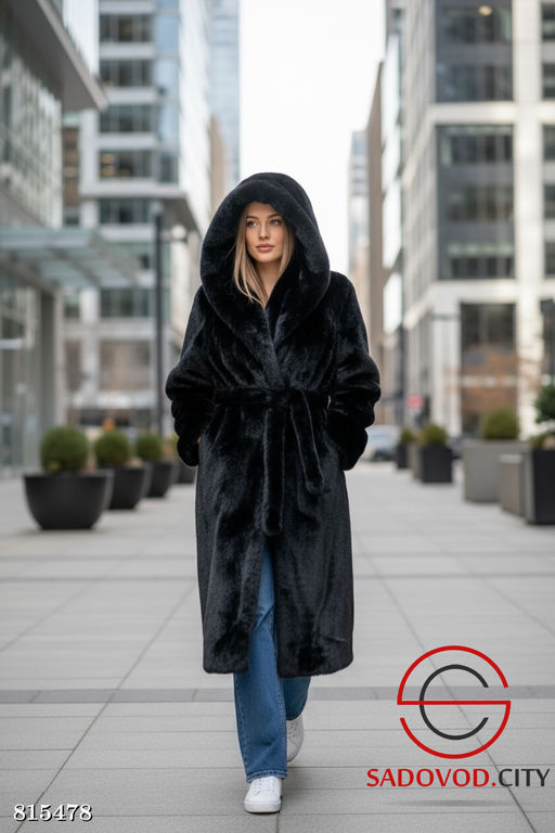 Эко шуба из искусственного меха - Bruno фото 3