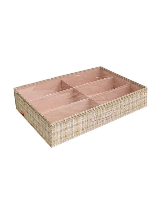 Кофр для хранения обуви, 6 секций, 60*40*12 см, LONDON BEIGE, шт - Valiant фото 7