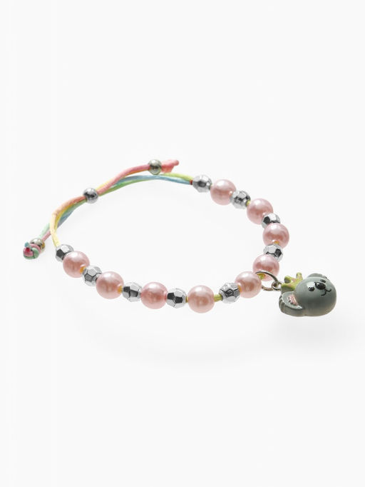 Браслет детский «Выбражулька» на затяжке, коала с бусинами, цветной