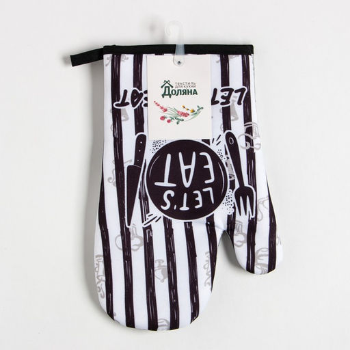 Варежка Доляна «Eat» 26×16 см, 100% п/э