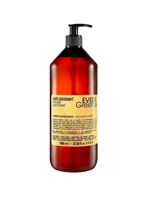 DIKSON EVERY GREEN ANTI-OXIDANT SHAMPOO ANTIOSSIDANTE Антиоксидант Шампунь 1000 МЛ