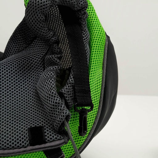 Сумка-переноска Слинг для животных, 37 х 20 см , зеленая - Пижон фото 9