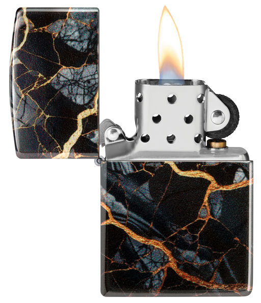 Зажигалка ZIPPO Мраморные переливы | Fusion Marble 46255