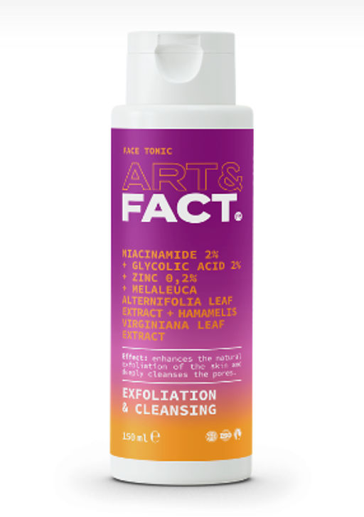 ART&FACT Тоник д/лица д/глубок.очищения пор Niacinamide 2 %+Glycolic Acid 2 % 150ml