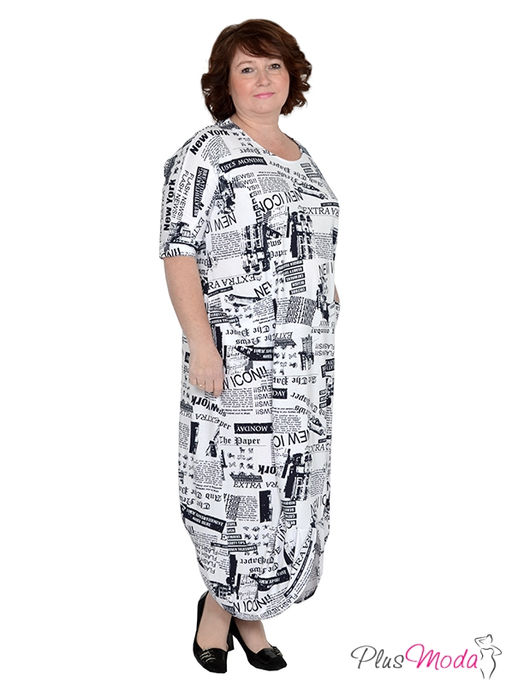 Платье Модель №619 размеры 50-76 - Plusmoda фото 3