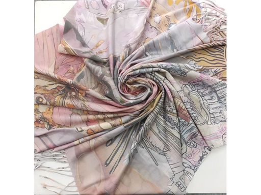 Платок Lanotti двухсторонний /Арт 45