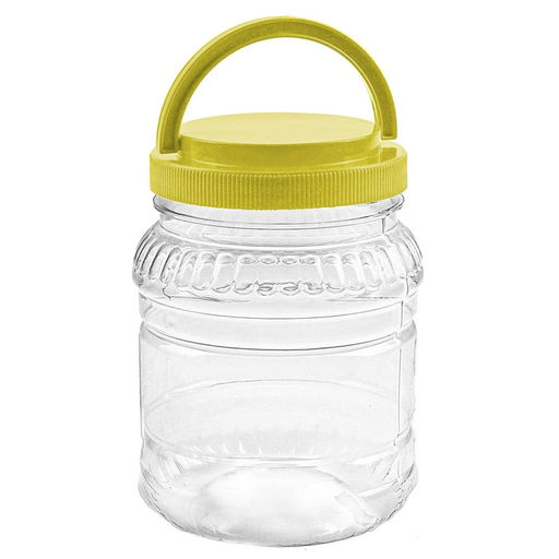 Цена за 2 шт. Банка для хранения продуктов Альтернатива, 1.5 л, пластик, МИКС