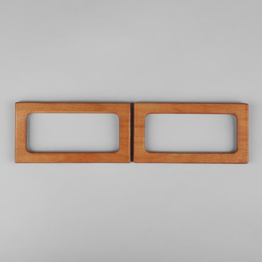 Ручки для сумки деревянные, 15×8 см, 2 шт., светло-коричневые