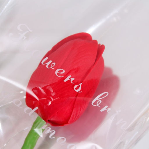 Цена за 2 шт. Мыльный тюльпан, красный