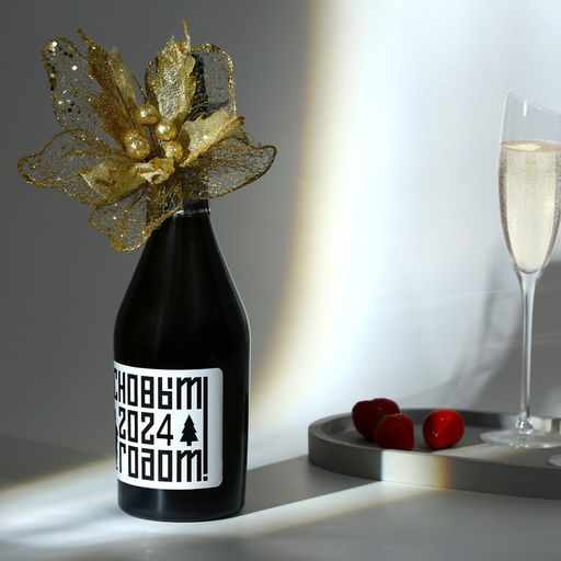 Украшение на бутылку Радость - Страна карнавалия фото 8