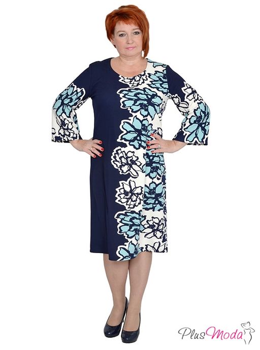 Платье Модель №1190 размеры 44-84 - Plusmoda фото 2