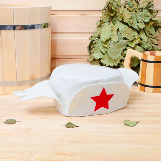 Шапка для бани Ушанка - Добропаровъ фото 2