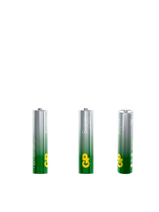 Батарейка алкалиновая GP Super, AАA, LR03-8BL, 1.5 В, блистер,4+4 шт.