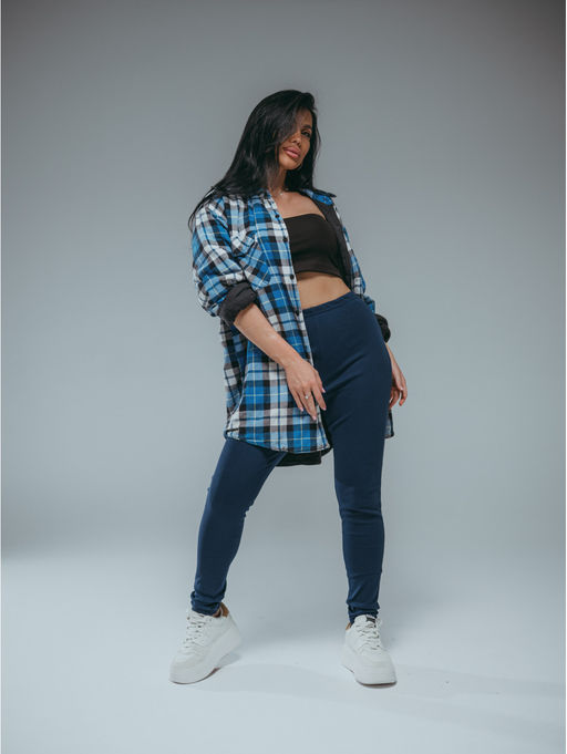 Бритни леггинсы женские (индиго) - Lovetex фото 2