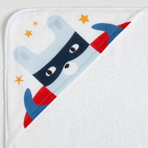 Полотенце детское Крошка Я Super hero, 75х75 см, 100% хлопок. 340г/м2  фото 4