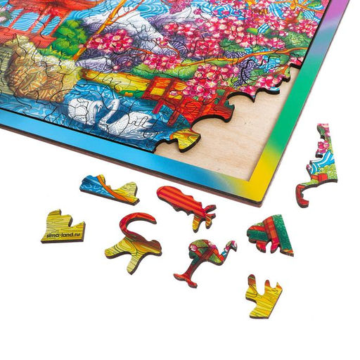 Пазл фигурный Цветение сакуры - Puzzle фото 3