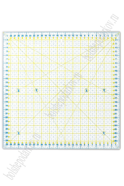 Линейка для рукоделия 30*30 см (SF-7766)