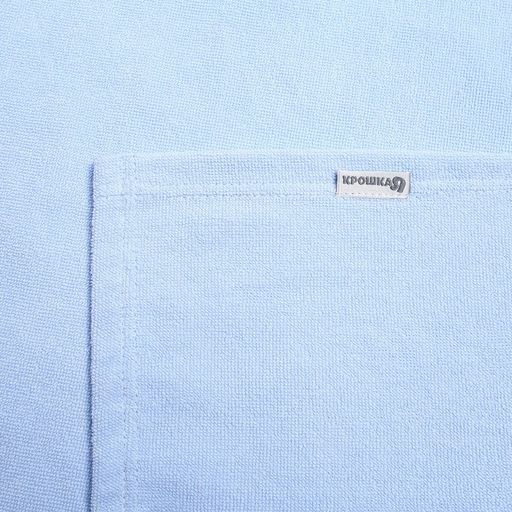 Полотенце-уголок махровый Крошка Я 85х85 см, цвет нежно-голубой, 100% хлопок, 320 г/м2  фото 11