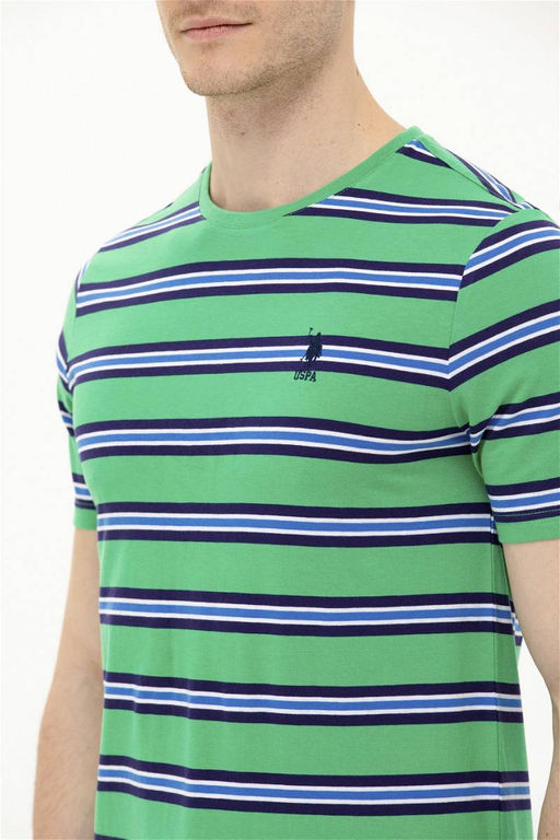 U. S. Polo Assn Мужская зеленая футболка с круглым вырезом - U.s. polo assn фото 14