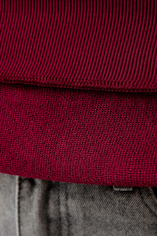 Арт. 1-5137 Свитшот женский полузамок 44-50 (4 шт) Цвет:бордовый - Калинка фото 12