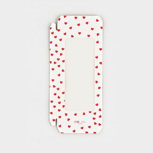 Цена за 5 шт. Коробка для шоколада «От всего сердца», с окном, 17.3 х 8.8 х 1.5 см