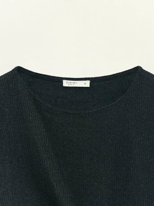 Топ с декоративным узлом и люрексом / Zarina