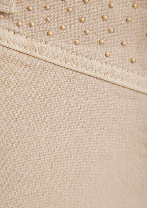 Martha Gold Premium Tasl? Krem Jean Pantolon - Mavi фото 9